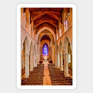 Bryn Athyn Cathedral. Interior. Sticker